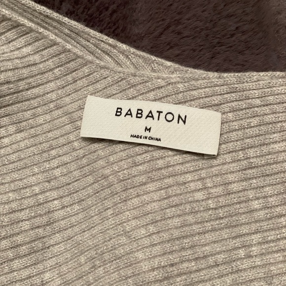 Cross-back Sweater - Babaton - Picture 3 of 6